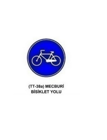 TT-38a Mecburi Bisiklet Yolu Levhası